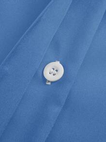 TaskEZ 拼色V领口袋短袖手术服套装