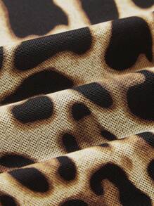 Maija 2025 Summer New Sexy Leopard Print Elastic Waist Skirt, Versatile Elegant Skirt For Commuting, Party, Wedding, Independence Day, Mother's Day, Music Festival, Graduation