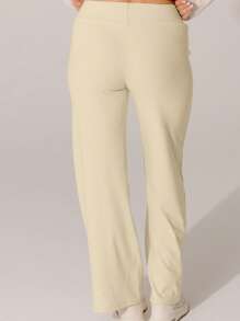 Aralina Soft Knit Texture High-Waisted Lounge Pants