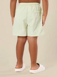 SUMWON 抽绳泳裤儿童沙滩短裤夏季运动装运动水上运动泳池派对度假泳衣