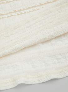 SHEIN PETITE Solid Color Casual Waist-Cinched Slip Dress