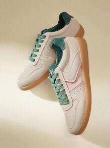 CUCCOO EASI 女士米色休闲运动鞋 - 棕色 - 查看 7