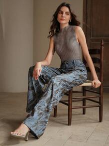 Anewsta 女士直筒牛仔裤，日常休闲装