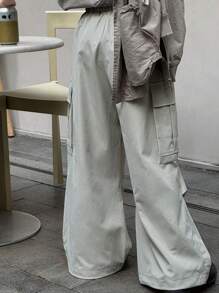 DAZY Tween Boys' Cargo Pants For Fall , Back To School Clothes - Grey - View 2