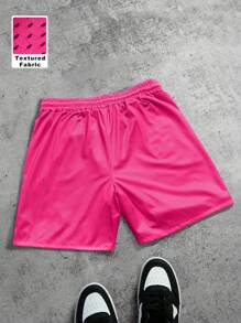 Manfinity EMRG Men's Casual Printed Drawstring Waist Shorts, Summer - Multicolor - View 2