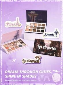 SHEGLAM MatinéE In L.A. باليت 15 لون علامة تجارية جمال مكياج ميكب مستحضرات تجميل للنساء الفتيات مثالي لفصل الصيف الربيع مثالي ل- Y2K أزياء أنيقة عيد الأم هدية حفلة جاهز أفضل لون - Matinée in L.A. - مشاهدة 6