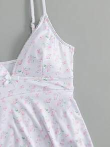 Swim Mod 女士碎花连体泳衣，适合度假、派对、海滩 - 彩色 - 查看 9