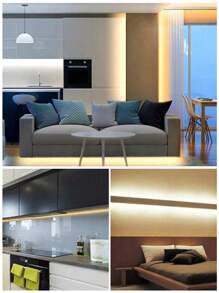 1 Roll Of 0.5/1/2/3/5m USB 5V Flexible Neon Light Strip, Solid Color Button Switch LED Strip Light, Suitable For Bedroom, Living Room, Bathroom, Party And Outdoor DIY Decoration - USB - View 5