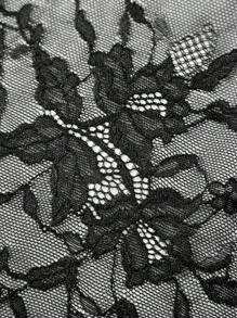 Maija 2025 New Black Floral,Summer,Elegant,Date Night Women Lace Top,Versatile Casual Blouse T-Shirt For Beach,Party,Wedding,Brunch,Music Festival - Black - View 8