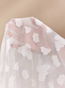 Almamuse Vestido de verano elegante de mujer con nudo cruzado y espalda descubierta, con abertura alta, estampado jacquard