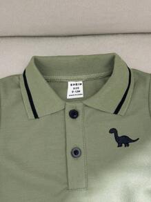 Souflis Souflis Baby Boy / Infant / Toddler Casual Academy Style Polo Shirt + Shorts 2pcs Set, Spring/Summer