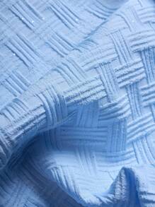 Manfinity Hypemode 男士纯色单排扣短袖衬衫和短裤套装