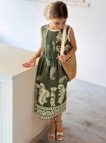 DAZY Vestido de otoño para niñas preadolescentes, ropa de vuelta al colegio