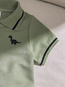 Souflis Souflis Baby Boy / Infant / Toddler Casual Academy Style Polo Shirt + Shorts 2pcs Set, Spring/Summer