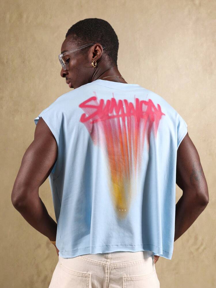 Graffiti Paint Splash Streetwear Tank Top