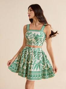 SHEIN Tall Women Two Pieces Outfits For Daily Wear - Green - View 4