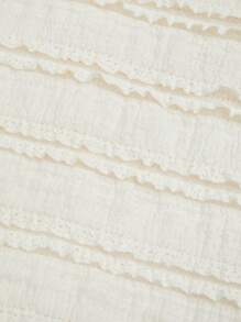 SHEIN PETITE Solid Color Casual Waist-Cinched Slip Dress