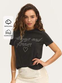 Nöista Grey Graphic T-Shirt With Casual FitA Relaxed And Versatile Everyday Staple. - Black - View 1