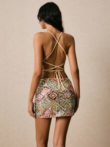 Poéselle Tenues pour femmes Ensembles de costumes à sequins Hauts bustier et jupes Ensembles jupe 2 pièces Femmes Top camisole et jupe en forme de cœur à paillettes et brillants Ensemble de deux pièces Tenues pour femmes Ensembles de deux pièces pour concert country Tenue de concert pour femmes Ensemble de festival Jupe à sequins et hauts à sequins