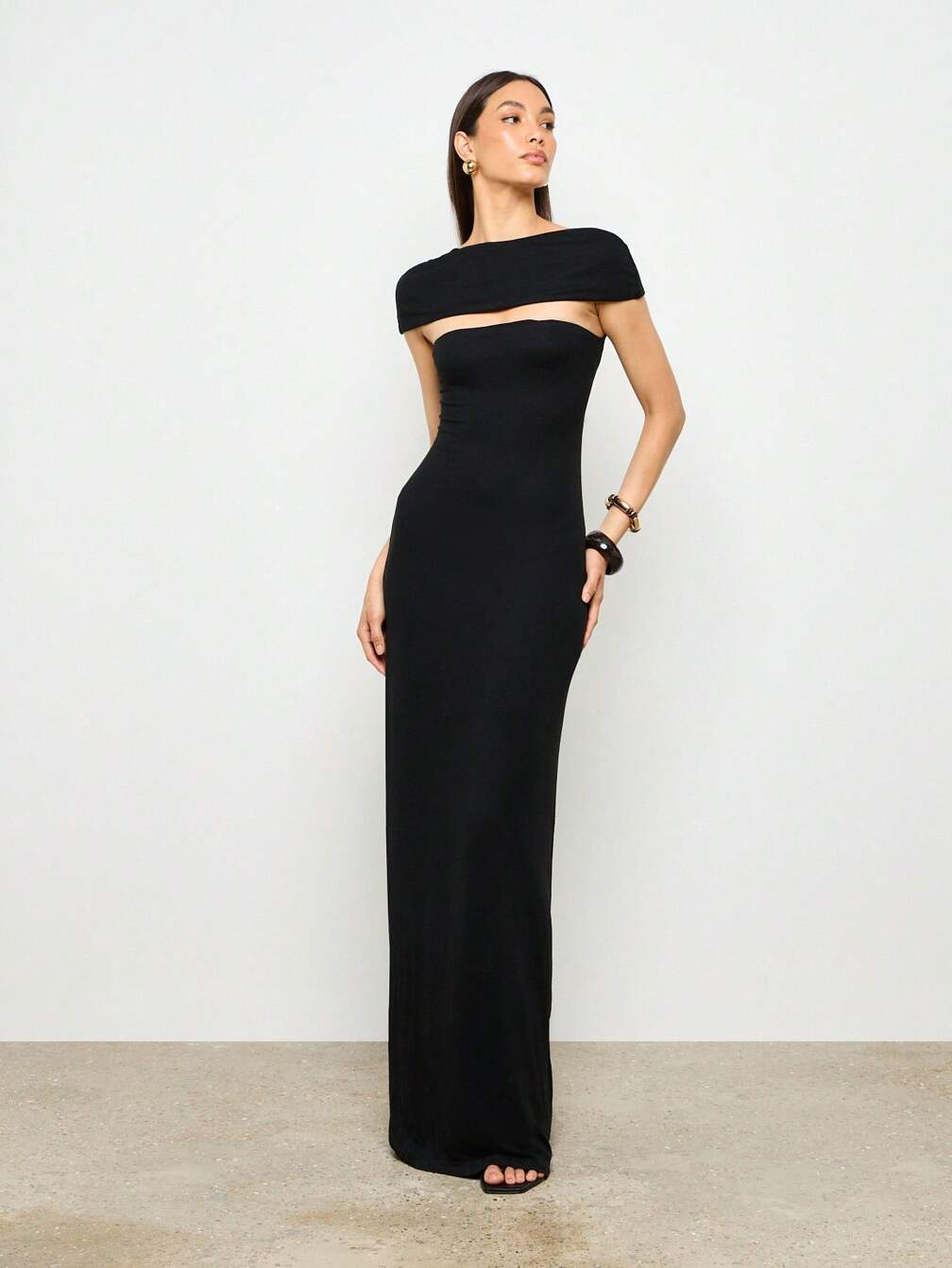 plus size trendy maxi dresses Ever-Pretty V-Neckline Long Sleeve Chiffon Formal Fall Formal Wedding Guest Dress Not lined Material composition Mona Long Sleeve Mini SCH008261_OAG_M SIZE:22W