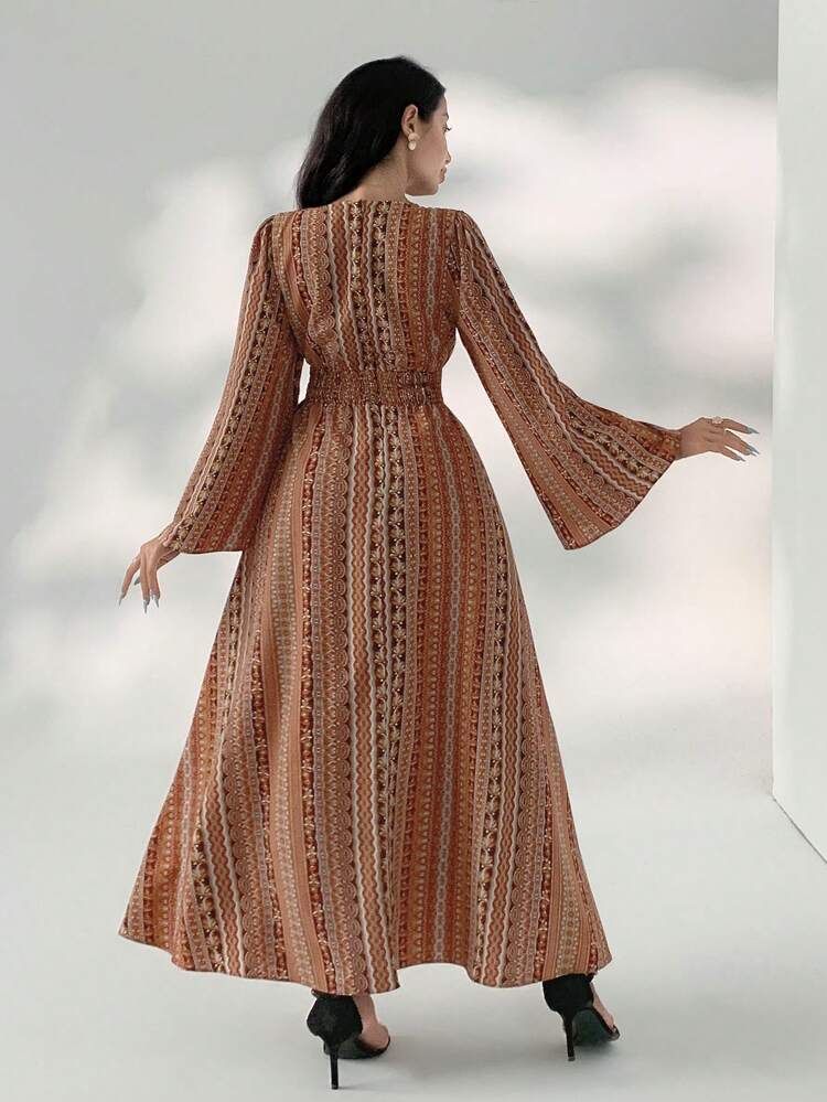 Women's Bohemian Style Midi Sundress, Summer New Arrival Boho