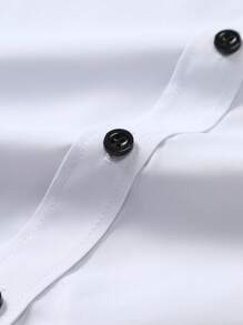 Calvornis 大码男士夏季撞色格子休闲短袖白衬衫。非常适合情侣穿着，也是送给男朋友或丈夫的绝佳礼物。