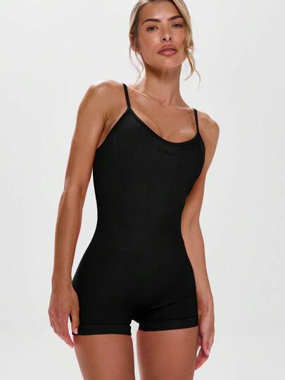 Musera Sport 细肩带运动连体衣，适合运动、健身、健身房、板式网球、网球、匹克球、瑜伽、普拉提等运动，秋季日常休闲穿着。