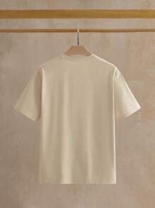 Manfinity BRENVOR 3pcs Pack Men Summer Knitted Solid Color Casual Short Sleeve T-Shirt - Baby Blue - View 6