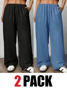 Solflare Conjunto de 2 piezas de talla grande en azul grisáceo y negro para mujer - Multicolor - Ver 1
