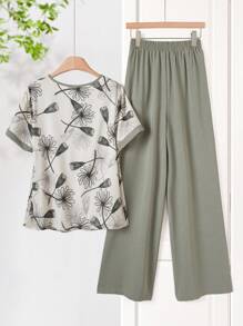 Rusticease 女士日常两件套服装 - 彩色 - 查看 2