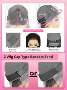 Transparent Lace Straight 13 X 4 Lace Front Wigs Human Hair Lace Frontal Closure Natural Black Color Wigs With Baby Hair Pre Plucked Natural Hairline Wig