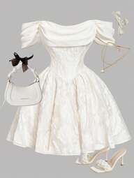 SHEIN MOD Vestido con volantes y textura plisada de unicolor para mujer talla grande, vestido con bajo asimétrico, vestido camiseta azul, ropa para el Día de San Valentín, atuendos para mujer de primavera, atuendos para despedida de soltera, vestidos de verano, ropa de primavera