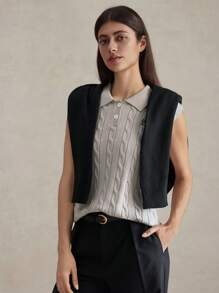 Briarwyn Damen Lässig ärmelloses gestricktes Top, Sommer