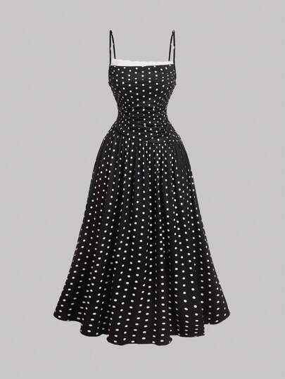 SHEIN MOD 大码女式优雅蕾丝边长裙、新年前夜连衣裙、女装、优雅女裙、黑色女裙、正式女裙、节日连衣裙、新年前夜连衣裙、新年、情人节