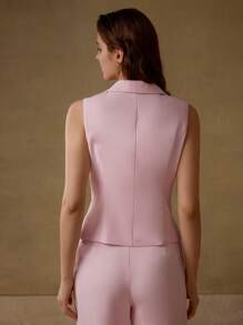 MOTF PREMIUM ÁO BLAZER THÊU MỘT CÚC - Hồng - Xem 4