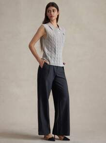 Briarwyn Damen Lässig ärmelloses gestricktes Top, Sommer