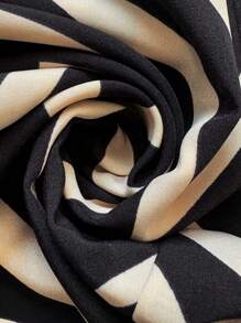 SHEIN PETITE CURVE Pantalones casuales de talla grande para mujer, apropiados para el verano