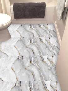 10pcs Retro Marble Pattern Self-Adhesive PVC Tile Stickers, Suitable For Kitchen, Living Room, Bathroom Walls, Floors, Tables, Cabinets, Home Decor DIY Gifts Birthday Graduation Floor Tiles Flooring Floor Tiles Self Adhesive Floor Tiles Peel Stick Living Room Decor Room Decor