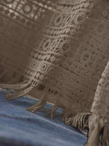 CosyJoli 大码女式休闲纯色蕾丝拼接吊带背心，夏季外出上衣