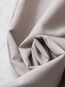 Flirla Plus Size Plain Color Casual Pants, Suitable For Summer Fall Cloth For Women - Apricot - View 6
