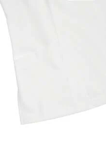 TaskEZ Damen einfarbiger V-Ausschnitt Kurzarm Top und Hose Krankenschwester Uniformset