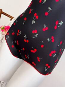 Teen Girl Casual Ditsy Floral Romper For Summer