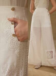 MOTF Kontrastspitzen Weite Hose