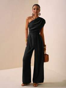 Zivah Mono con hombro con volantes, textura de tela asimétrica, apropiado para uso diario, casual, de vacaciones, crucero, playa, tomar el sol, estilo callejero, adecuado para fiestas de 2025 primavera-verano, festivales de música, Pascua, Día de San Patricio, estilo occidental, nómada, cumpleaños, graduación, estilo escolar.