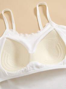 Fluxe 蕾丝拼布带衬垫吊带背心，休闲百搭夏季背心，7 月 4 日