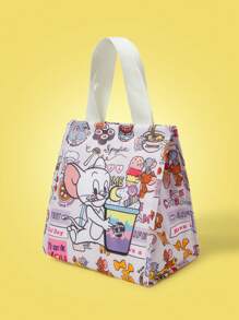 TOM & JERRY X SHEIN 卡通图案时尚隔热午餐袋、功能袋、冷藏袋 - 彩色 - 查看 2