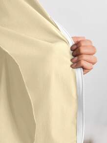 In My Nature 女士户外防水防风拉链连帽夹克 - 杏色 - 查看 10