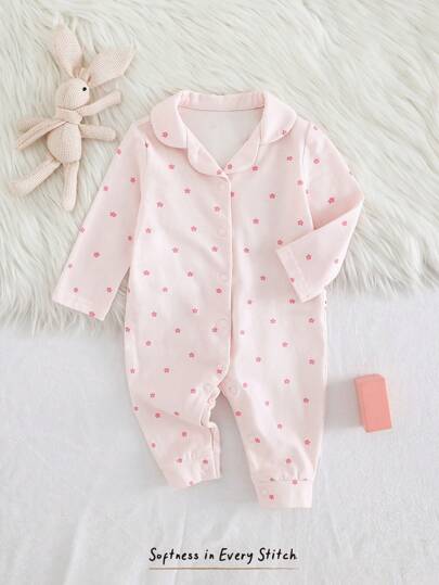 Cozy Pixies Newborn Baby Girl/Boy Solid Color Knitted Soft Lapel Long Sleeve Romper With Long Pants Baby Pajamas Baby Girl Pajamas Fall Winter
