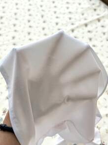 SHEIN Conjunto de ropa de 2 piezas para adolescentes de primavera y verano con estilo "Clean Girl" que incluye top de tirantes de punto blanco + falda corta acampanada a rayas - Azul y blanco - Ver 11