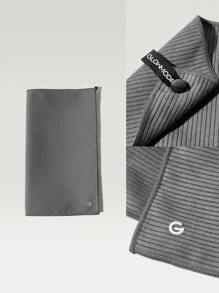 GLOWMODE 2 Packs Quick-Dry Cool Down Deodorizing Gym Workout Small Towel With Lanyard - Dark Grey - View 7